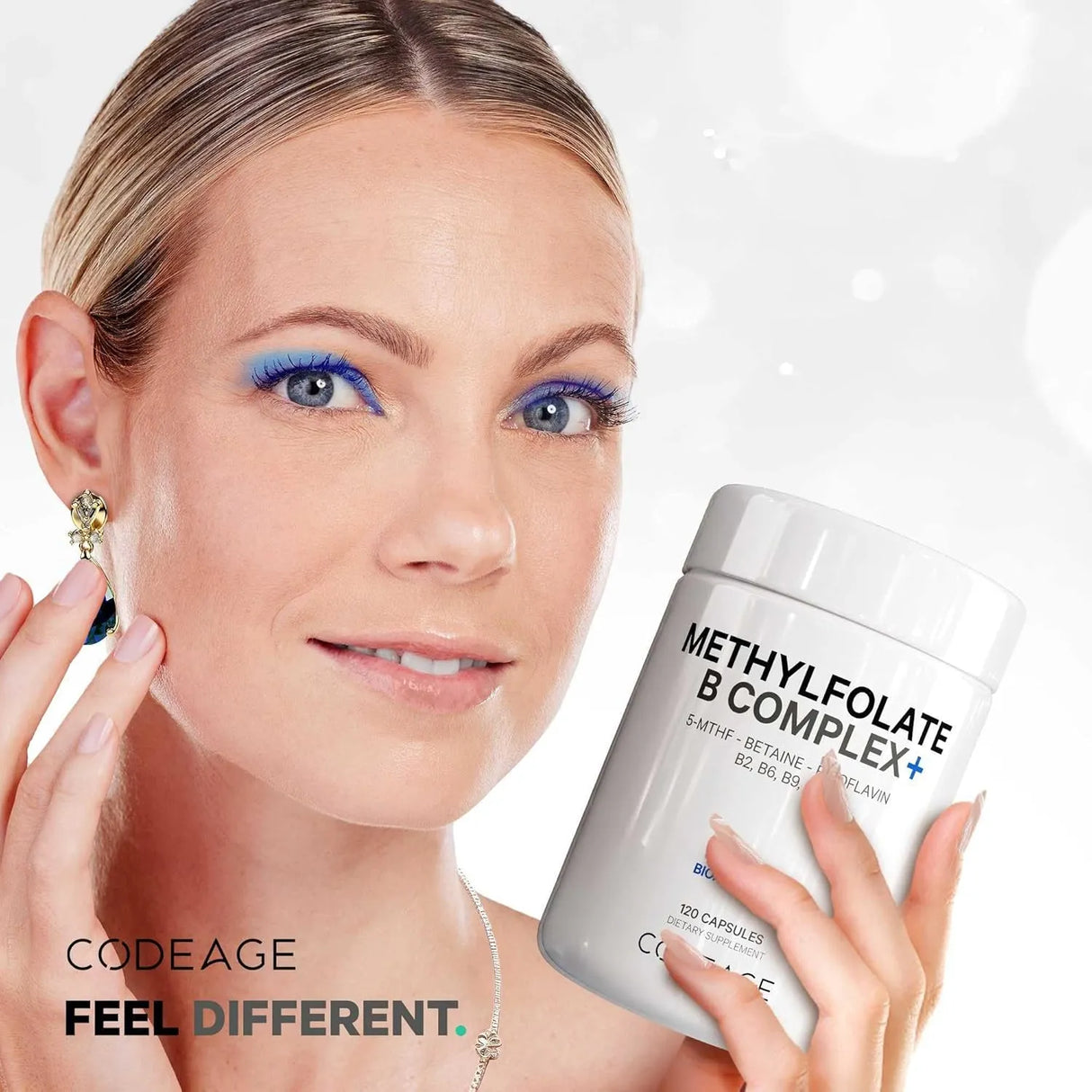 CODEAGE - Codeage Methylfolate B Complex 120 Capsulas - The Red Vitamin MX - Suplementos Alimenticios - {{ shop.shopifyCountryName }}