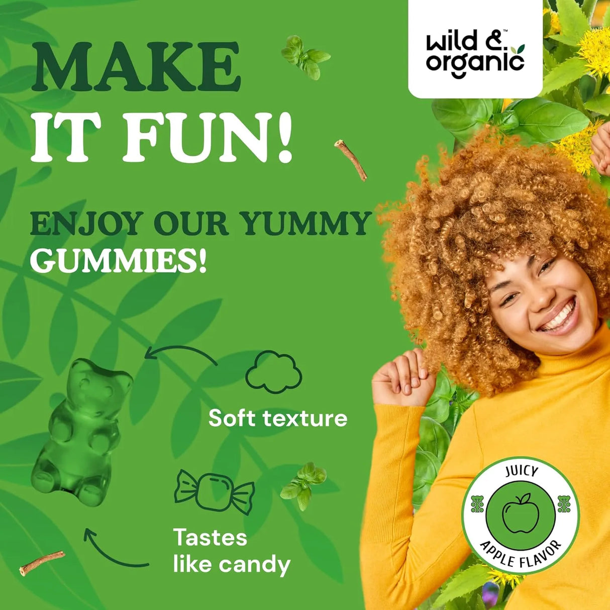 WILD & ORGANIC - Wild & Organic Adrenal Support Gummies 60 Gomitas - The Red Vitamin MX - Suplementos Alimenticios - {{ shop.shopifyCountryName }}