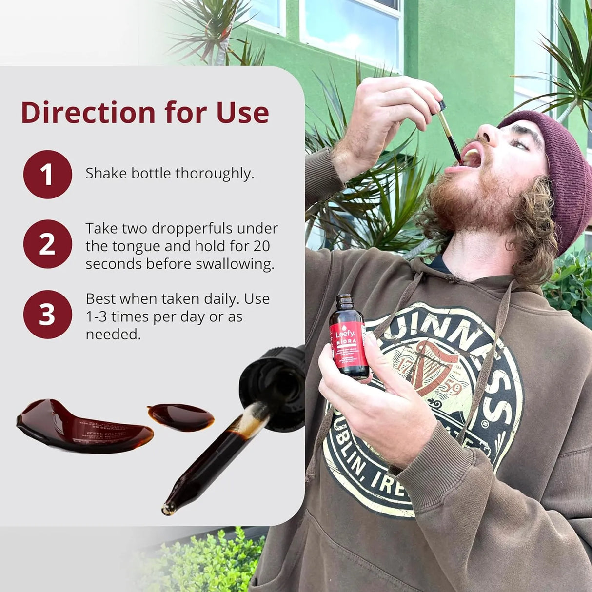 LEEFY ORGANICS - Leefy Organics Tart Cherry Supplement Nidra 2 Fl.Oz. - The Red Vitamin MX - Suplementos Alimenticios - {{ shop.shopifyCountryName }}