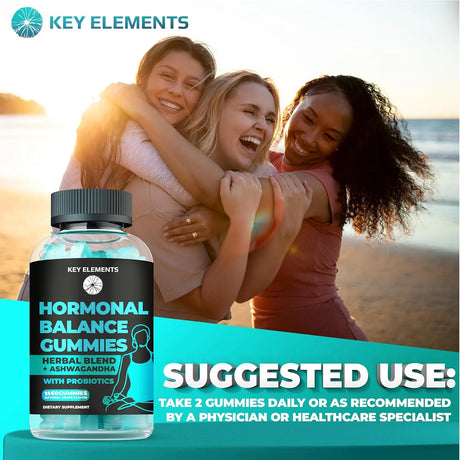 KEY ELEMENTS - KEY ELEMENTS Hormonal Balance Gummies 60 Gomitas - The Red Vitamin MX - Suplementos Alimenticios - {{ shop.shopifyCountryName }}