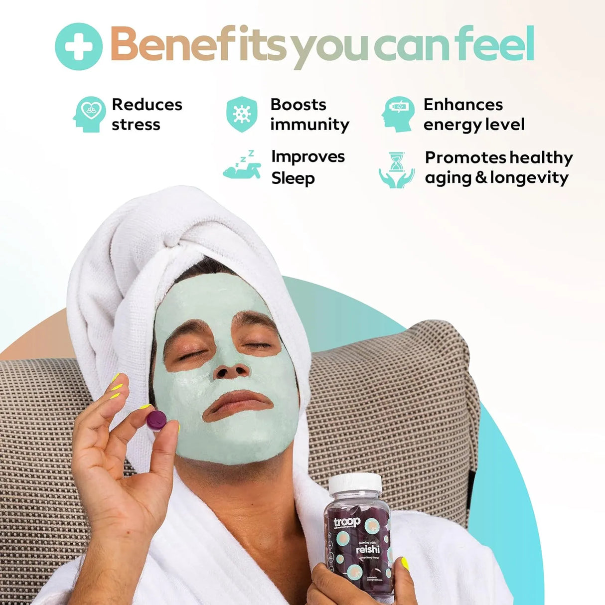 TROOP - Troop Reishi Mushroom Gummies 60 Gomitas - The Red Vitamin MX - Suplementos Alimenticios - {{ shop.shopifyCountryName }}