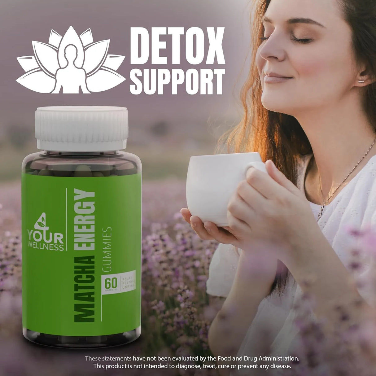 4 YOUR WELLNESS - 4 Your Wellness Matcha Organic Green Tea Energy Gummies 60 Gomitas - The Red Vitamin MX - Suplementos Alimenticios - {{ shop.shopifyCountryName }}