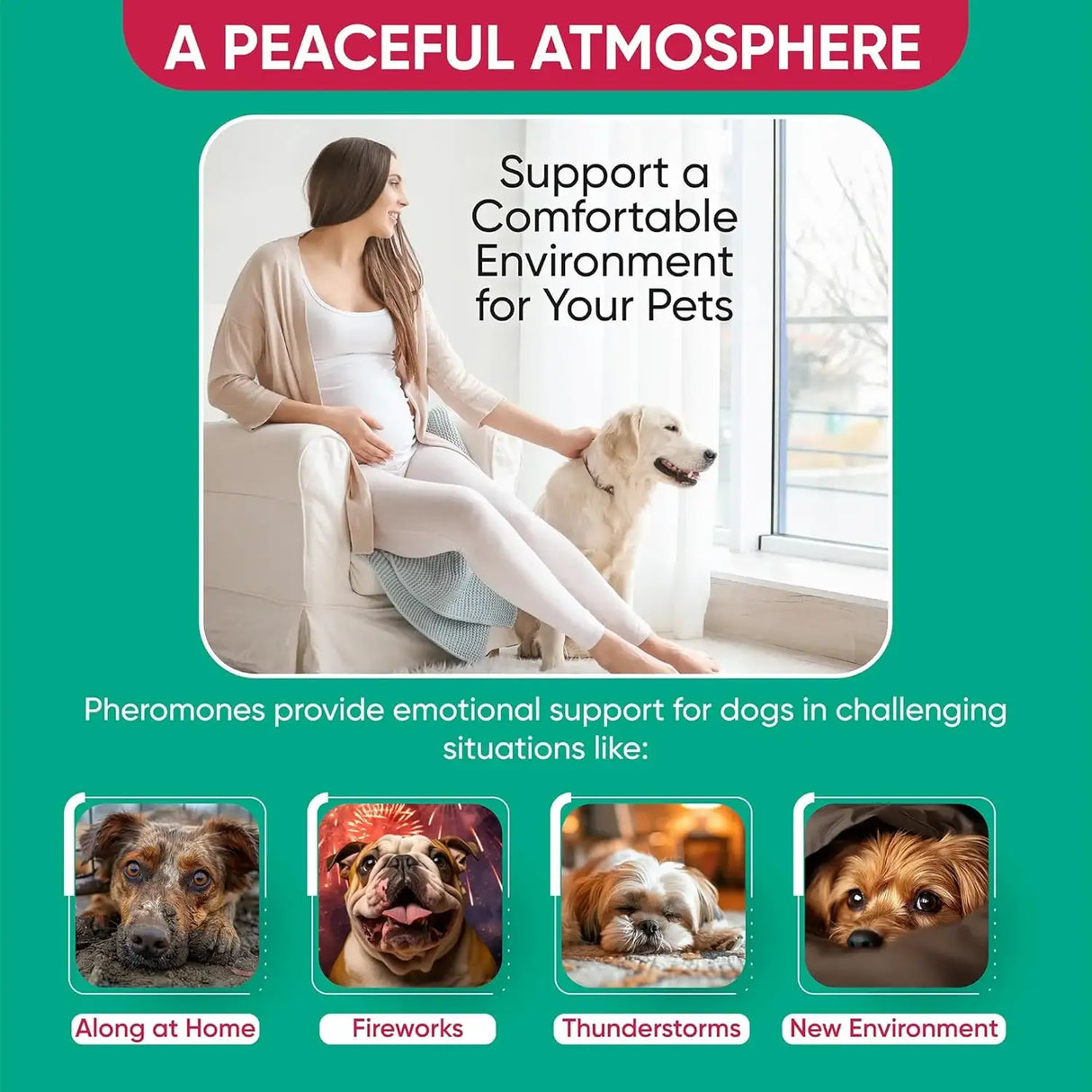 TRIOAK - TriOak Pheromone Diffuser for Dogs Advanced Dog Calming Diffuser 2 Pack - The Red Vitamin MX - Relajantes Para Perros - {{ shop.shopifyCountryName }}