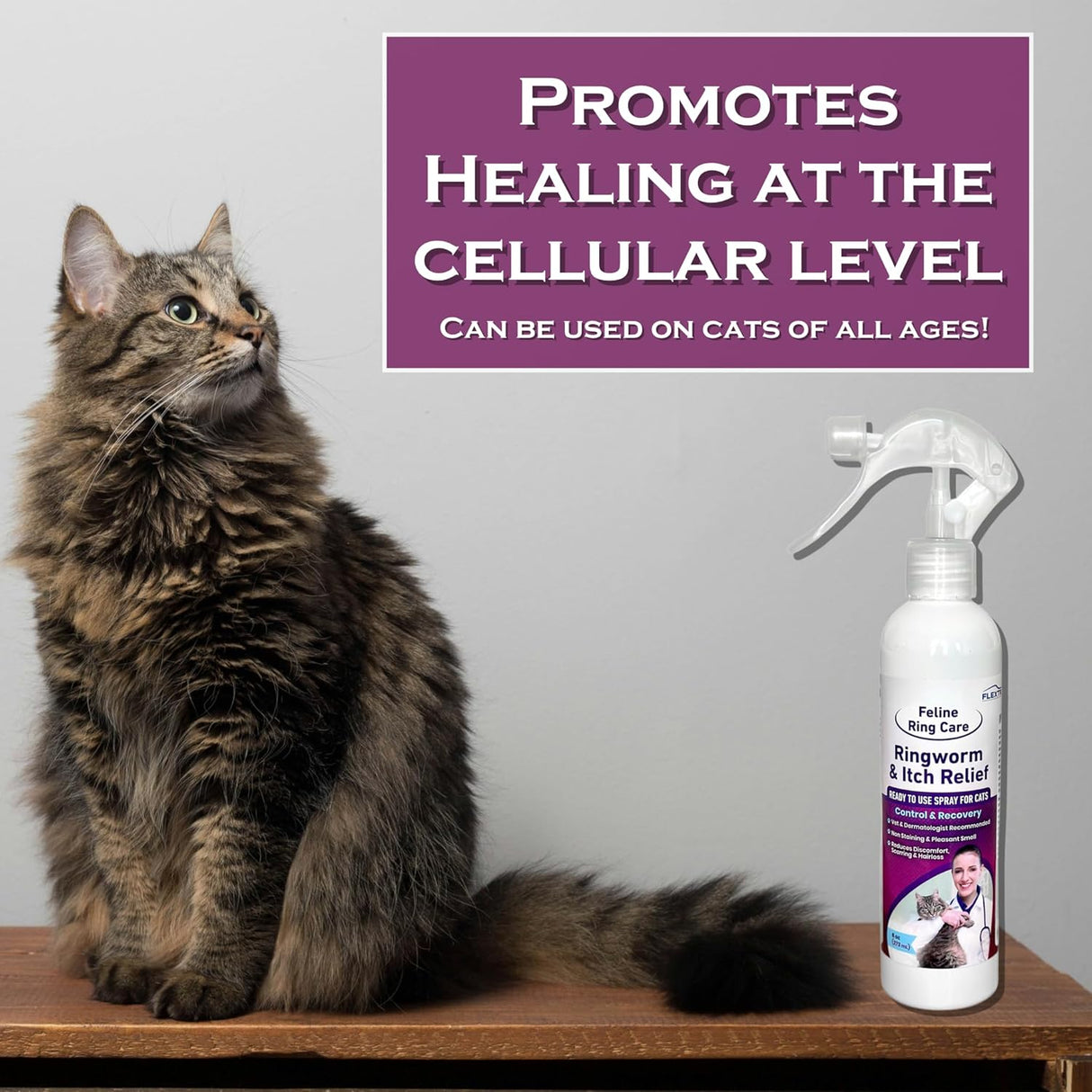 FlexTran Feline Ring Care Itch Relief 273Ml.