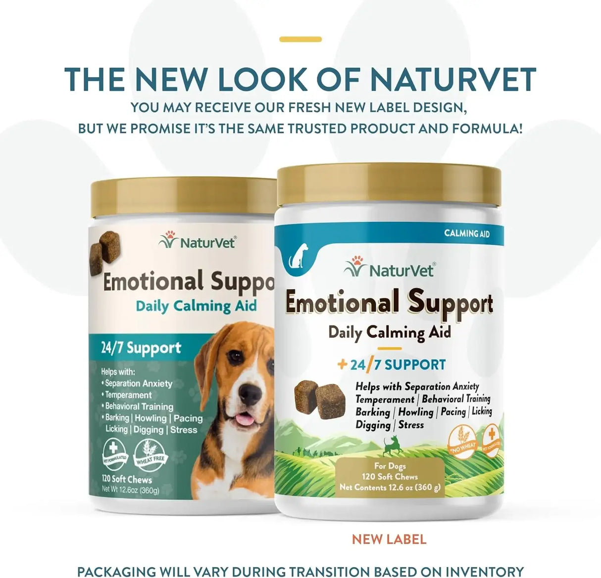 NATURVET - NaturVet Emotional Support Daily Calming Aid Dog 120 Masticables - The Red Vitamin MX - Relajantes Para Perros - {{ shop.shopifyCountryName }}