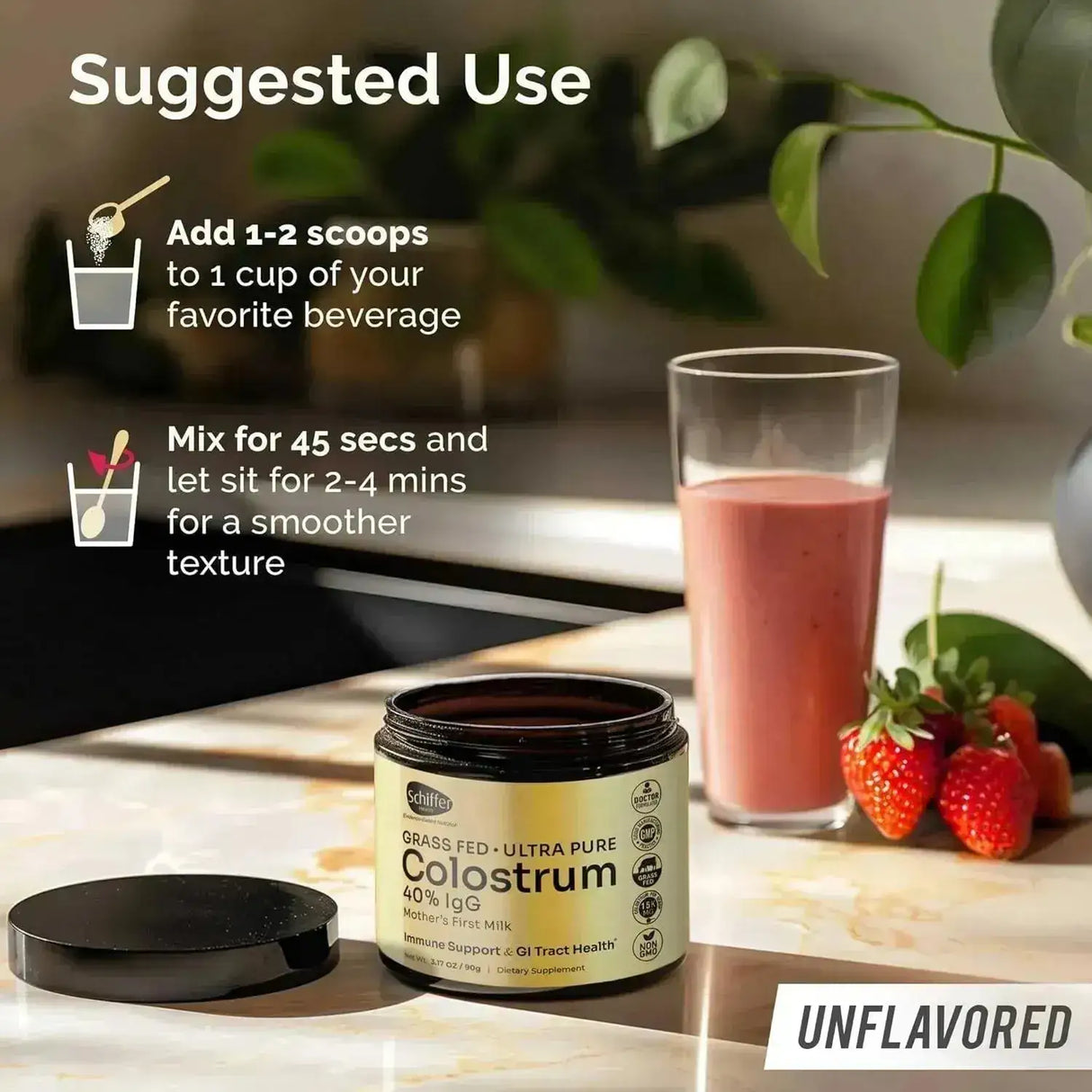 SCHIFFER HEALTH - SCHIFFER HEALTH Premium Colostrum Unflavored 90Gr. - The Red Vitamin MX - Suplementos Alimenticios - {{ shop.shopifyCountryName }}