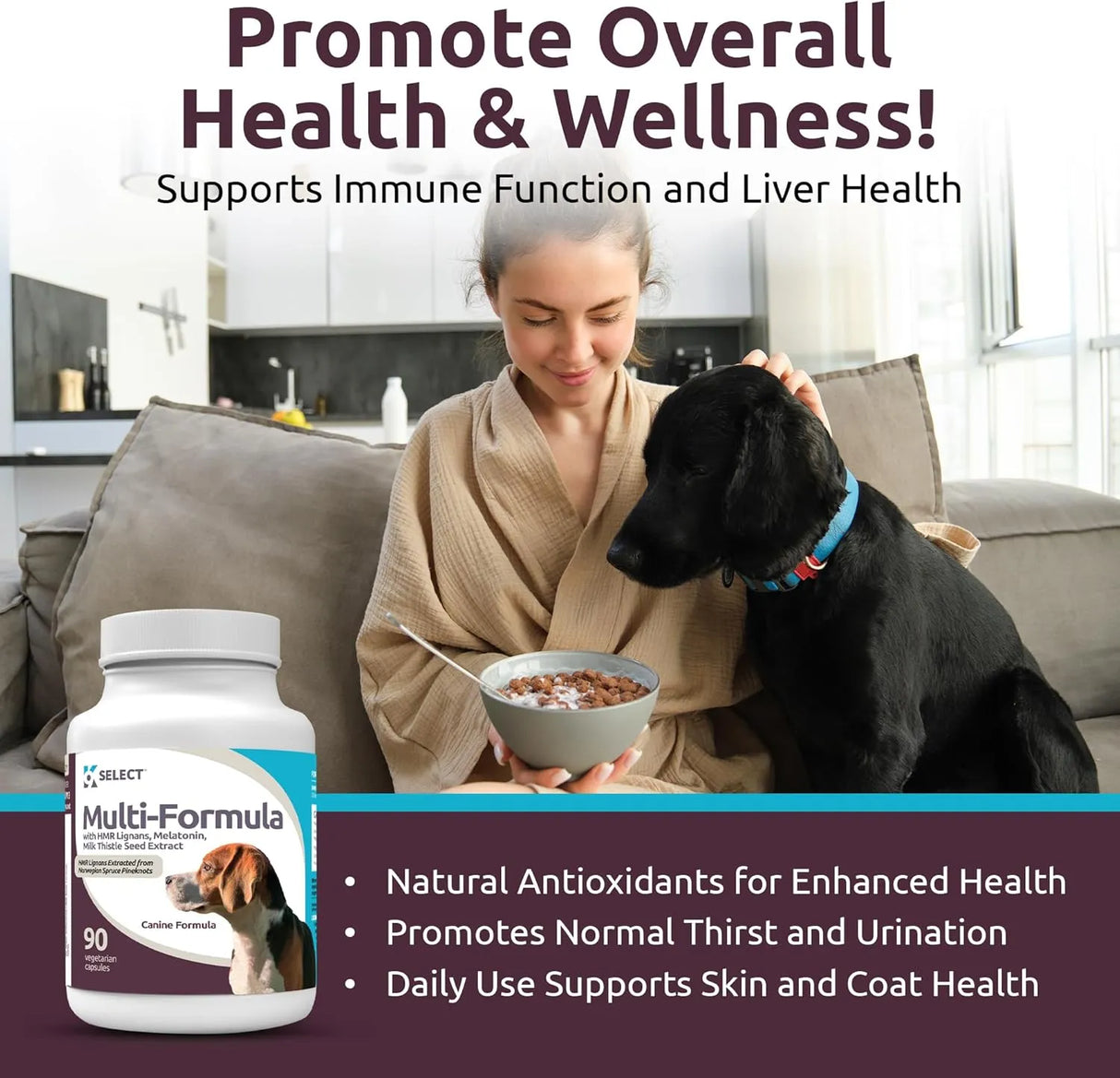 K9 SELECT - K9 Select Multi-Formula Dog Vitamins for Medium Dogs Unflavored 90 Capsulas - The Red Vitamin MX - Multivitamínicos Para Perros - {{ shop.shopifyCountryName }}