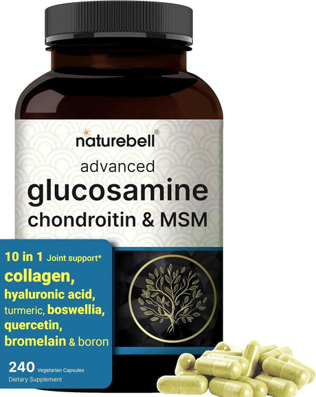 NATUREBELL - NatureBell Advanced Glucosamine Chondroitin MSM 240 Capsulas - The Red Vitamin MX - Suplementos Alimenticios - {{ shop.shopifyCountryName }}