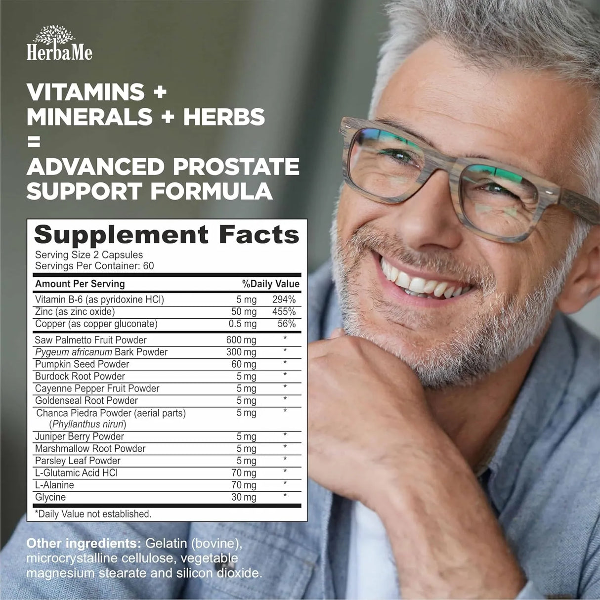 HERBAME - HerbaMe Prostate Support 120 Capsulas - The Red Vitamin MX - Suplementos Alimenticios - {{ shop.shopifyCountryName }}