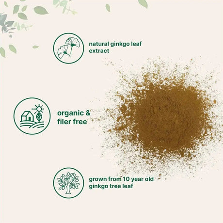 MICRO INGREDIENTS - Micro Ingredients Raw Organic Ginkgo Biloba Powder 227Gr. - The Red Vitamin MX - Suplementos Alimenticios - {{ shop.shopifyCountryName }}