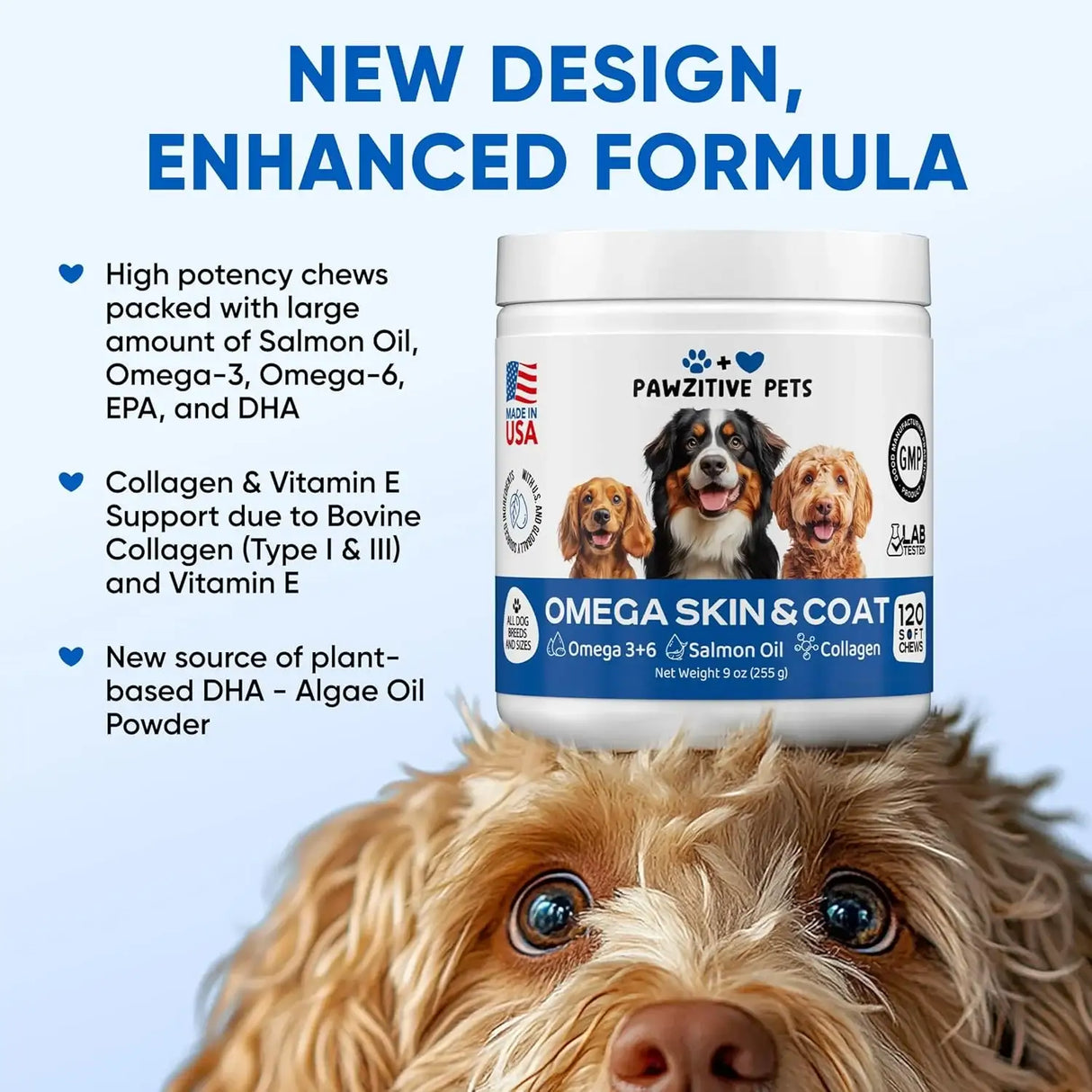 PAWZITIVE PETS - Pawzitive Pets Omega 3 Fish Oil for Dogs Chews 120 Masticables - The Red Vitamin MX - Aceite De Pescado Para Perros - {{ shop.shopifyCountryName }}