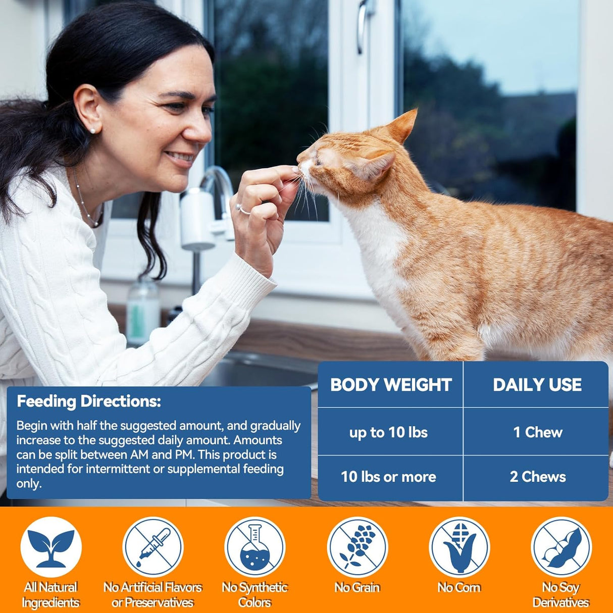 Carmelie Cat Allergy Relief Chews Chicken Flavor 200 Masticables