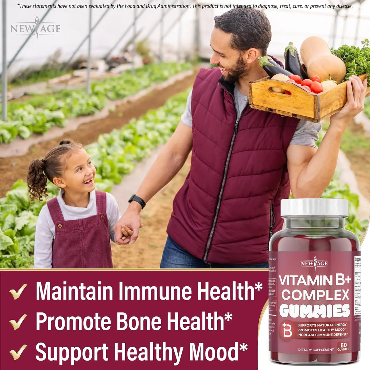 NEW AGE - NEW AGE Vitamin B Complex Gummies 60 Gomitas - The Red Vitamin MX - Suplementos Alimenticios - {{ shop.shopifyCountryName }}