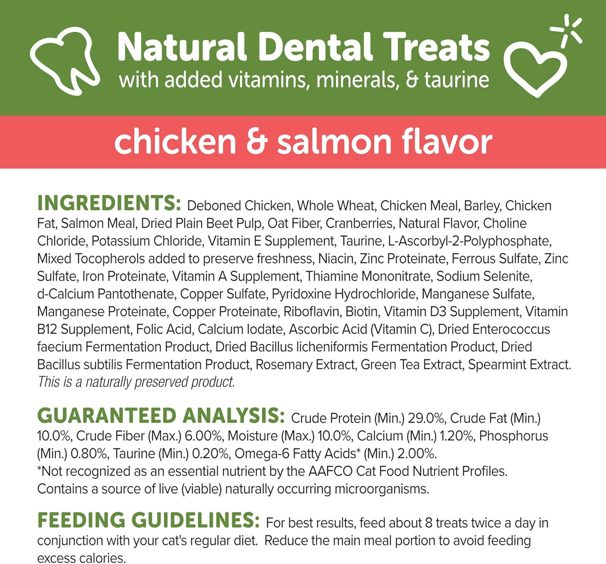WHIMZEES Wellness Cat Dental Treats Natural Chews Chicken and Salmon Flavor 127Gr.