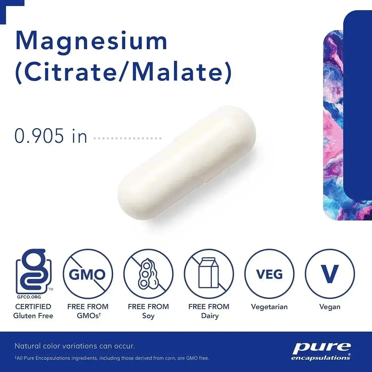 PURE ENCAPSULATIONS - Pure Encapsulations Magnesium Citrate Malate 90 Capsulas - The Red Vitamin MX - Suplementos Alimenticios - {{ shop.shopifyCountryName }}