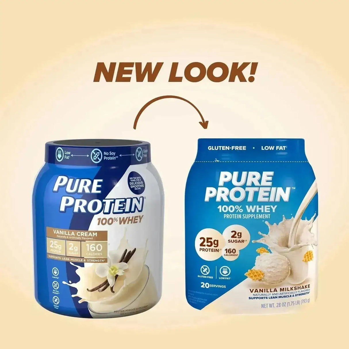 PURE PROTEIN - Pure Protein Powder Whey High Protein Vanilla Cream 453Gr. 2 Pack - The Red Vitamin MX - Suplementos Alimenticios - {{ shop.shopifyCountryName }}