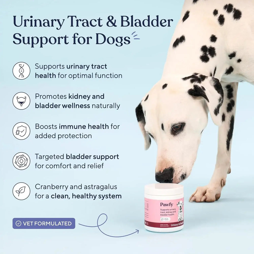 PAWFY - Pawfy Dog UTI Supplement 30 Masticables - The Red Vitamin MX - Salud De Tracto Urinario Para Perros - {{ shop.shopifyCountryName }}