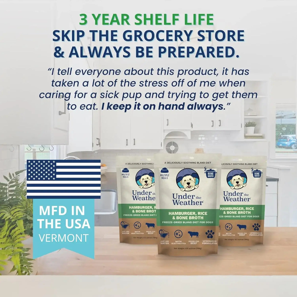 UNDER THE WEATHER - Under the Weather Bland Diet for Dogs Rice Hamburger & Bone Broth 6 Oz. 2 - The Red Vitamin MX - Medicamentos Sin Receta Para Perros - {{ shop.shopifyCountryName }}