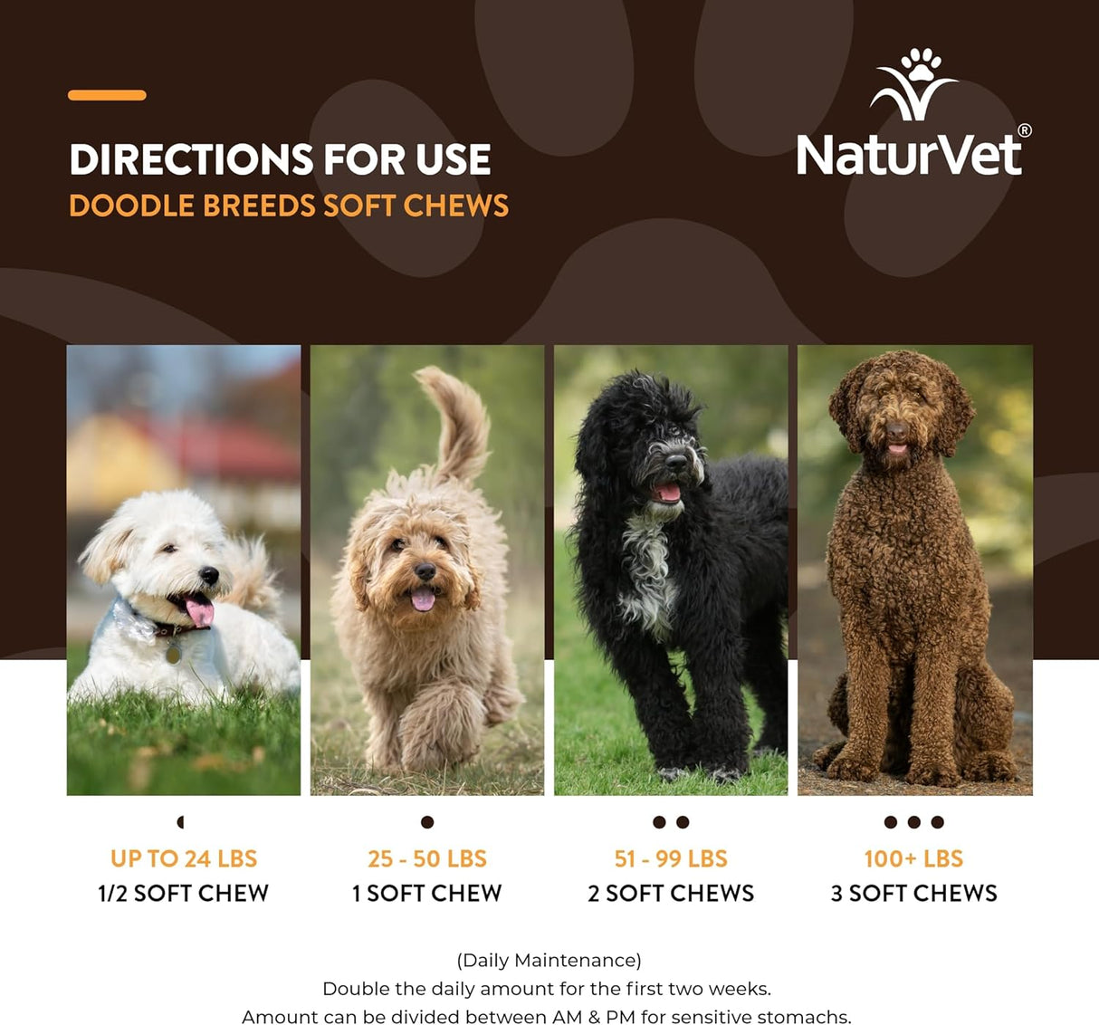 NATURVET - NaturVet Doodle Breeds Supplement 50 Masticables - The Red Vitamin MX - Multivitamínicos Para Perros - {{ shop.shopifyCountryName }}