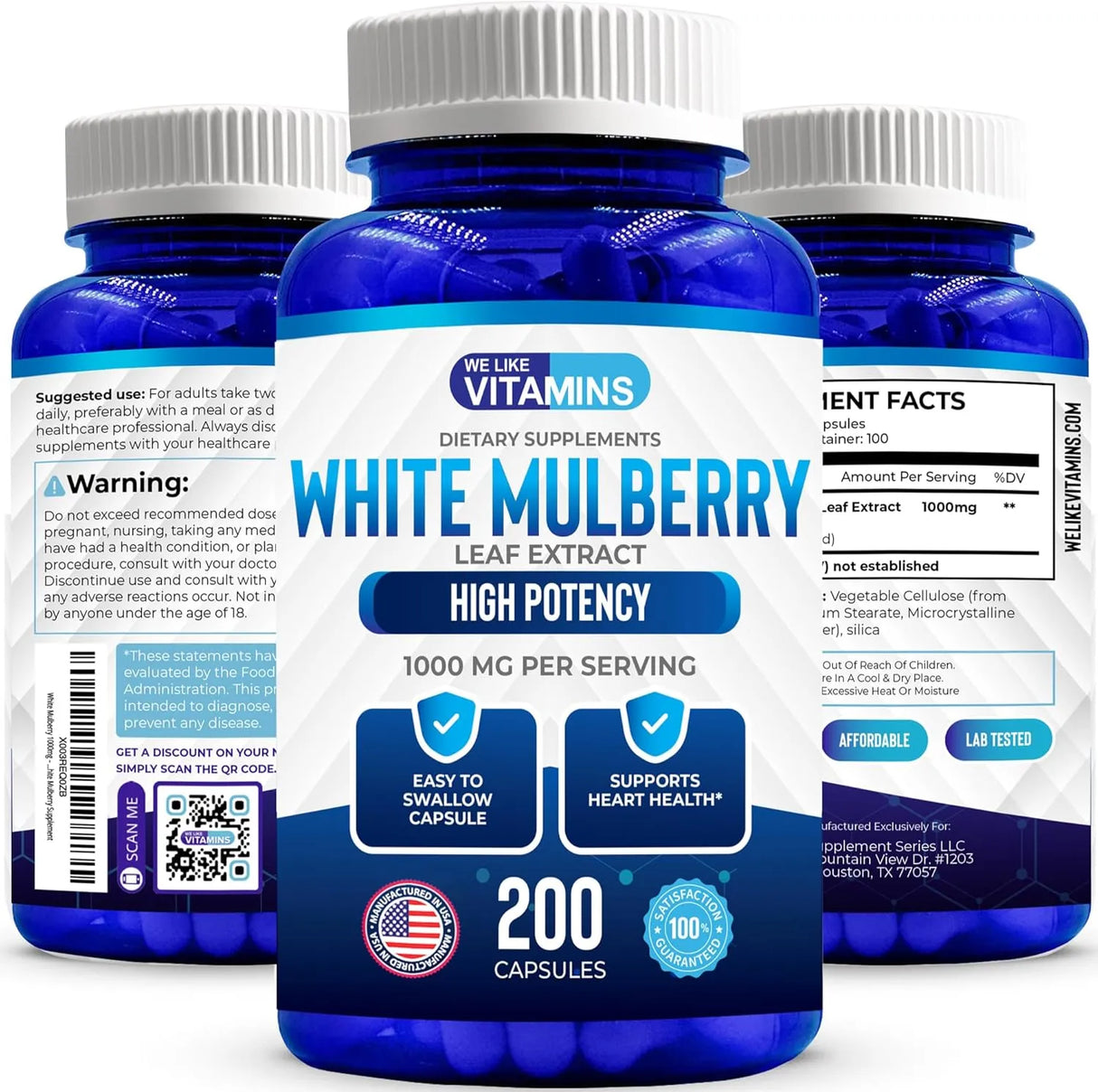 WE LIKE VITAMINS - We Like Vitamins White Mulberry 1000Mg. 200 Capsulas - The Red Vitamin MX - Suplementos Alimenticios - {{ shop.shopifyCountryName }}