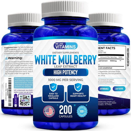 WE LIKE VITAMINS - We Like Vitamins White Mulberry 1000Mg. 200 Capsulas - The Red Vitamin MX - Suplementos Alimenticios - {{ shop.shopifyCountryName }}