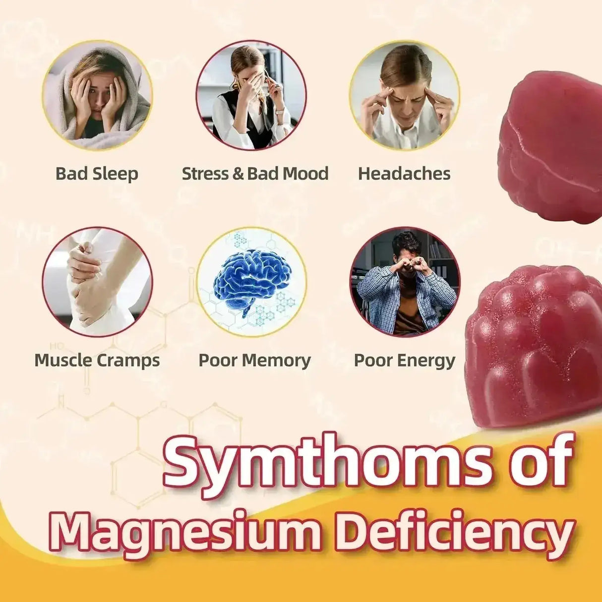 DREAVIO - DREAVIO Magnesium Glycinate Gummies 400Mg. Cherry 90 Gomitas - The Red Vitamin MX - Suplementos Alimenticios - {{ shop.shopifyCountryName }}