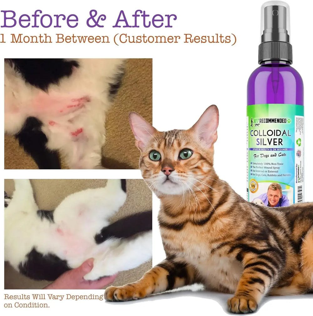 VET RECOMMENDED - Vet Recommended Colloidal Silver for Dogs & Cats 4 Fl.Oz. - The Red Vitamin MX - Remedios Para La Picazón De Perros - {{ shop.shopifyCountryName }}