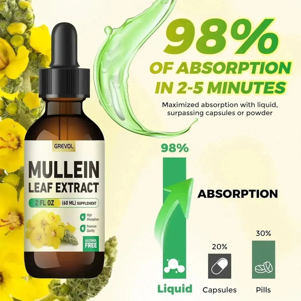 GREVOL - Grevol Mullein Drops for Lungs 2 Fl.Oz. - The Red Vitamin MX - Suplementos Alimenticios - {{ shop.shopifyCountryName }}