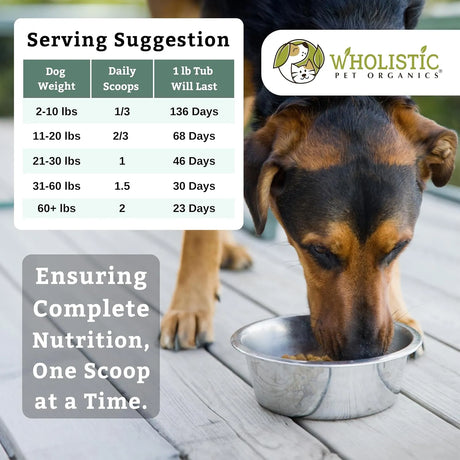 WHOLISTIC PET ORGANICS - Wholistic Pet Organics Canine Complete Dog Multivitamin 454Gr. - The Red Vitamin MX - Multivitamínicos Para Perros - {{ shop.shopifyCountryName }}