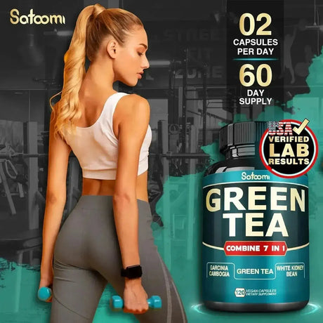 SATOOMI - Satoomi Green Tea Extract 13200Mg. 120 Capsulas - The Red Vitamin MX - Suplementos Alimenticios - {{ shop.shopifyCountryName }}