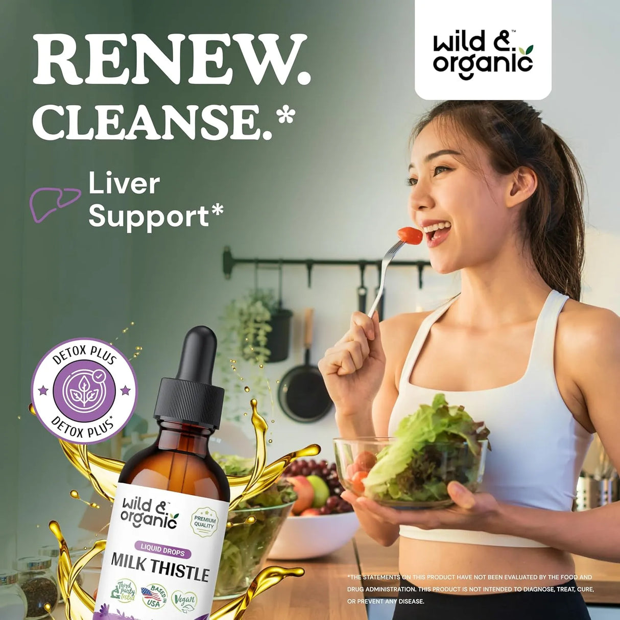 WILD & ORGANIC - Wild & Organic Milk Thistle Extract Drops 2 Fl.Oz. - The Red Vitamin MX - Suplementos Alimenticios - {{ shop.shopifyCountryName }}