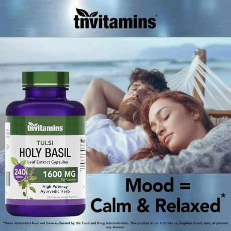 TNTVITAMINS - tnvitamins Holy Basil 1,600Mg. 240 Capsulas - The Red Vitamin MX - Suplementos Alimenticios - {{ shop.shopifyCountryName }}