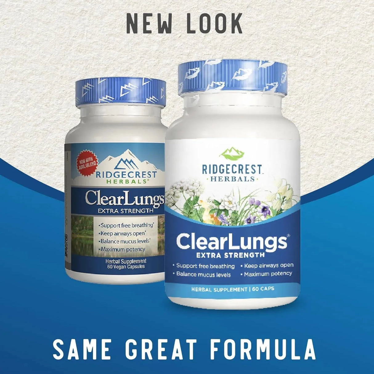 RIDGECREST HERBALS - RidgeCrest Herbals ClearLungs Extra Strength 60 Capsulas - The Red Vitamin MX - Suplementos Alimenticios - {{ shop.shopifyCountryName }}