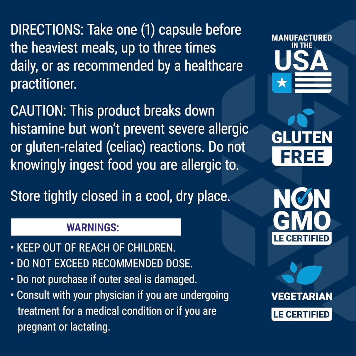 LIFE EXTENSION - Life Extension Food Sensitivity Relief with Diamine Oxidase 60 Capsulas - The Red Vitamin MX - Suplementos Alimenticios - {{ shop.shopifyCountryName }}