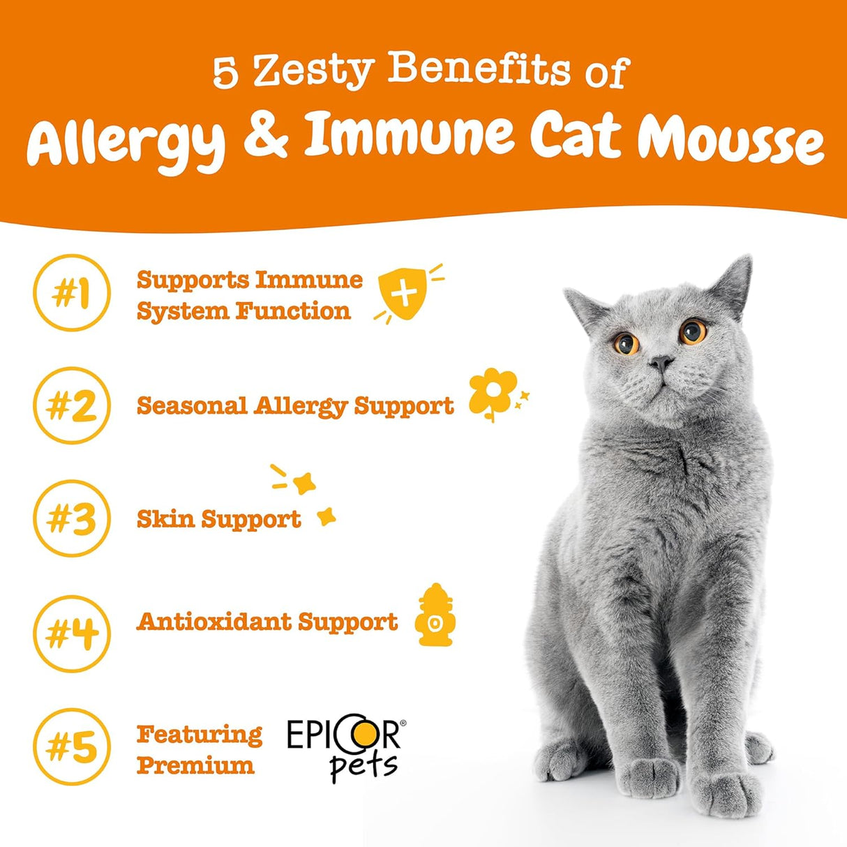 Zesty Paws Allergy & Immune Mousse Chicken 14 Paquetes
