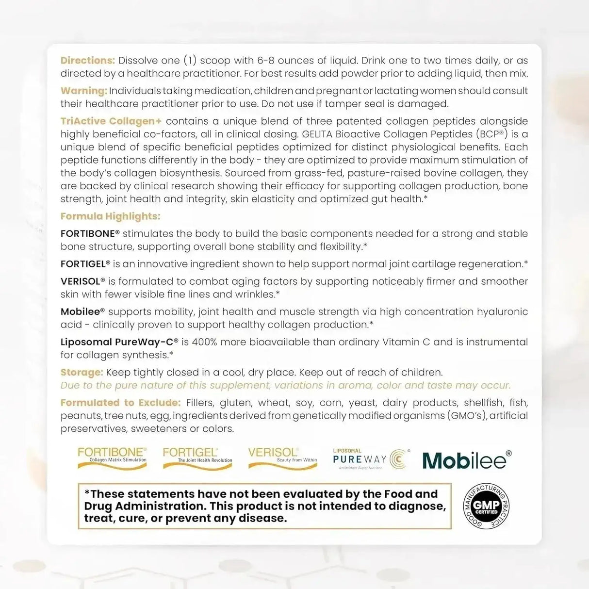 PURE THERAPRO RX - Pure Therapro Rx TriActive Collagen Plus Powder 30 Servicios 375Gr. - The Red Vitamin MX - Suplementos Alimenticios - {{ shop.shopifyCountryName }}