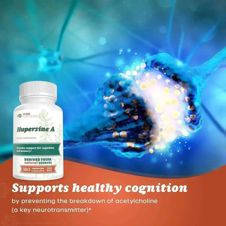 PURE NOOTROPICS - Pure Nootropics Huperzine A 200mcg 180 Capsulas - The Red Vitamin MX - Suplementos Alimenticios - {{ shop.shopifyCountryName }}