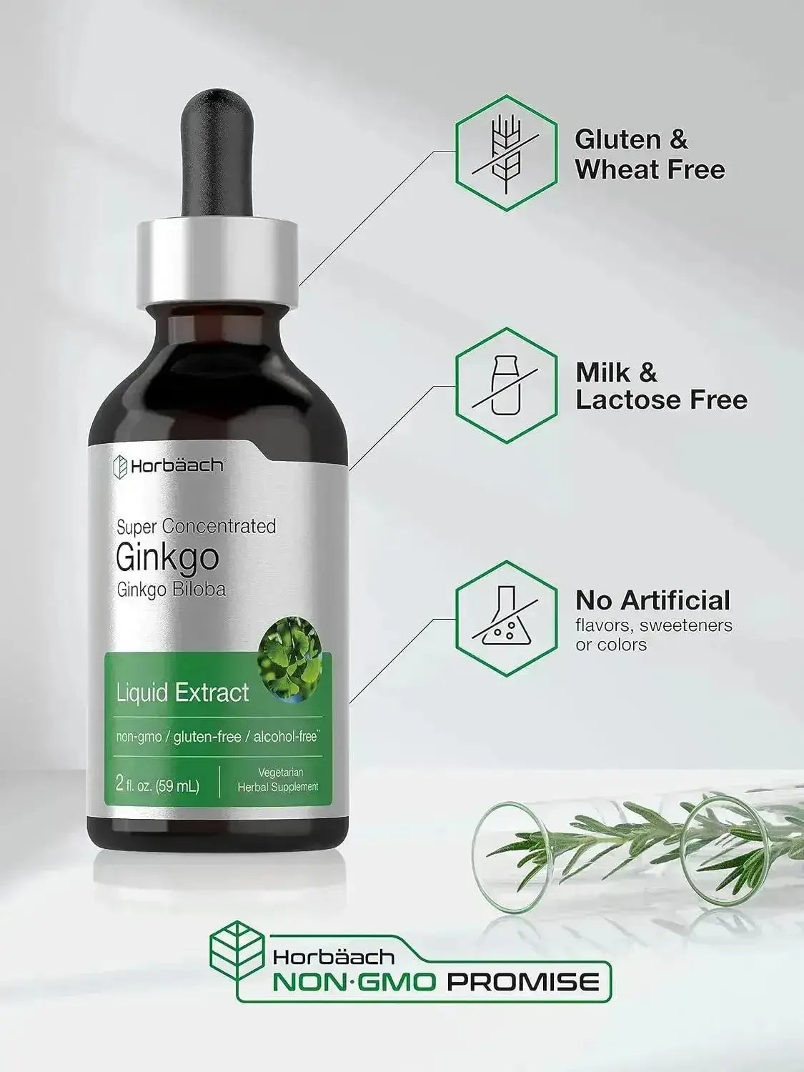 HORBAACH - Horbaach Ginkgo Biloba Extract 2 Fl.Oz. - The Red Vitamin MX - Suplementos Alimenticios - {{ shop.shopifyCountryName }}