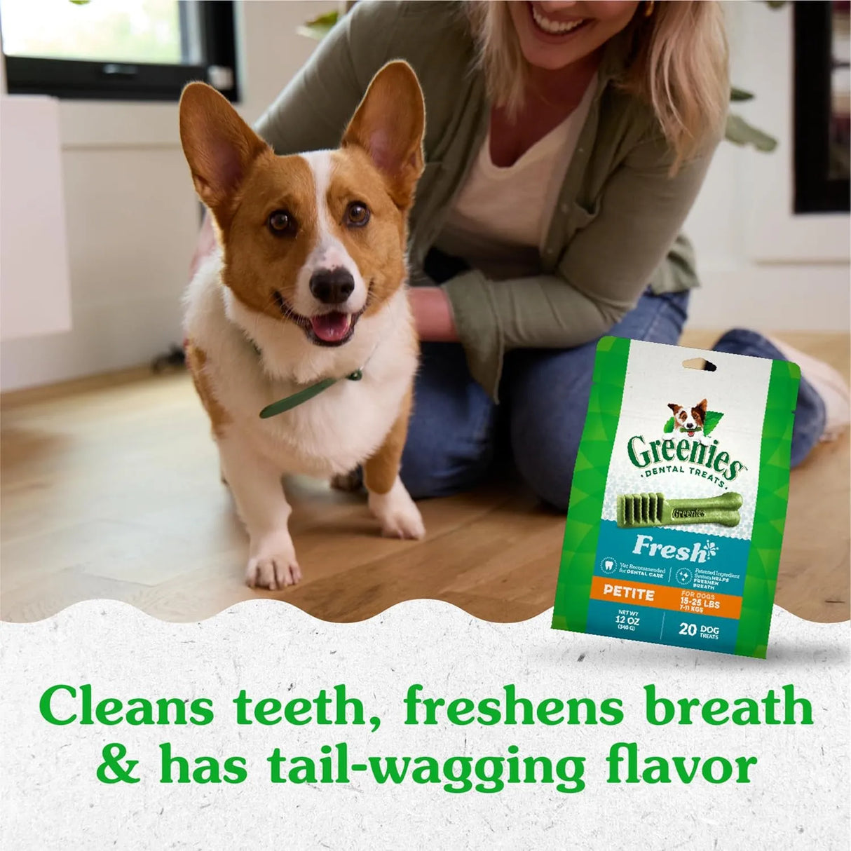 GREENIES - Greenies Petite Natural Dental Care Dog Treats Fresh Flavor 20 Piezas - The Red Vitamin MX - Cuidado Dental Para Perros - {{ shop.shopifyCountryName }}