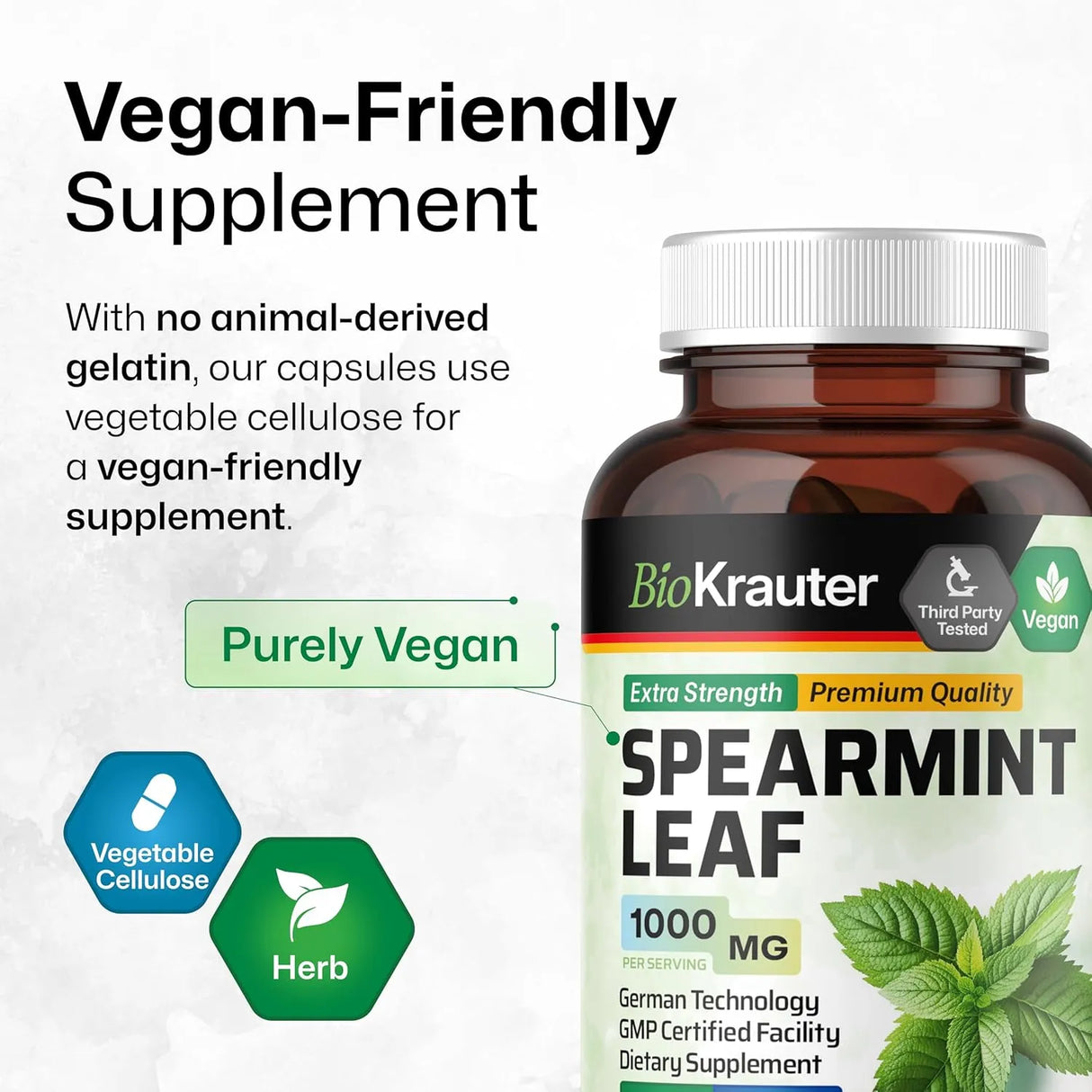 BIOKRAUTER - BIO KRAUTER Spearmint 1000Mg. 100 Capsulas - The Red Vitamin MX - Suplementos Alimenticios - {{ shop.shopifyCountryName }}