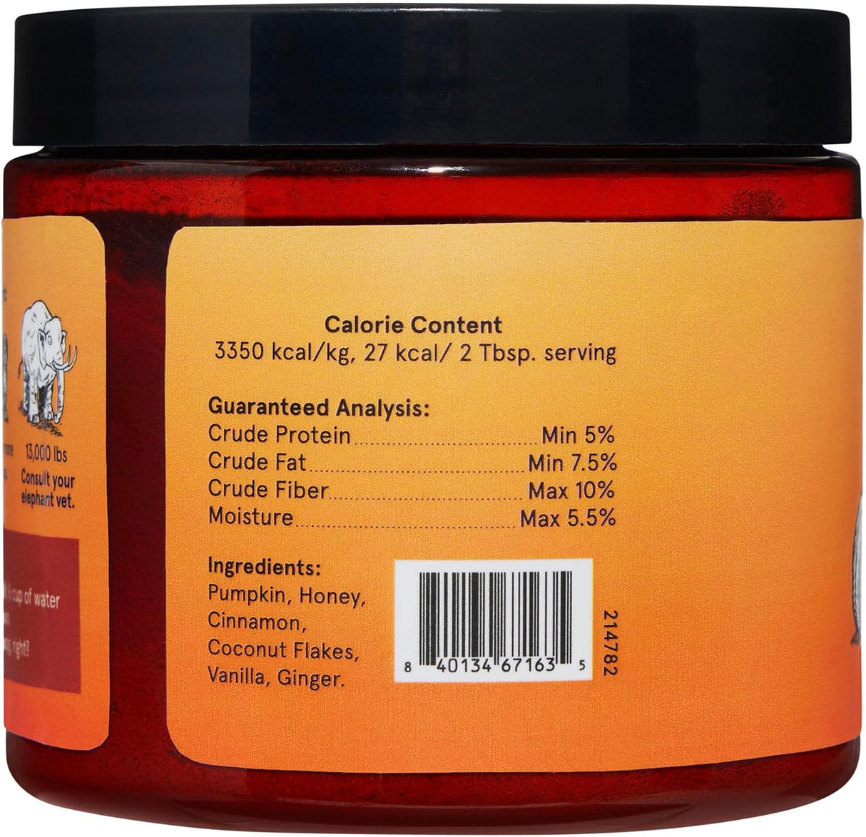 Barkbox Pumpkin Spice Digestive Food Topper Broth Powder 173Gr.