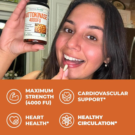 VIMERSON HEALTH - Vimerson Health Nattokinase 4000 FU 60 Capsulas - The Red Vitamin MX - Suplementos Alimenticios - {{ shop.shopifyCountryName }}