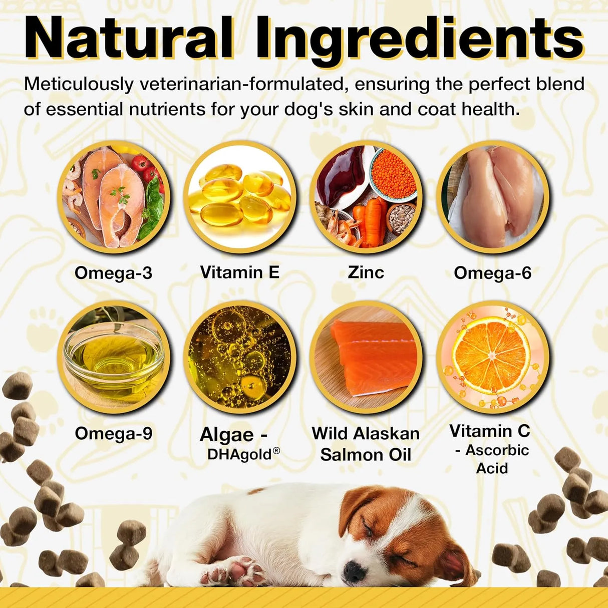 PAWLIFE - Pawlife Omega 3 Fish Oil Dog Vitamins Salmon Flavor 120 Masticables - The Red Vitamin MX - Aceite De Pescado Para Perros - {{ shop.shopifyCountryName }}