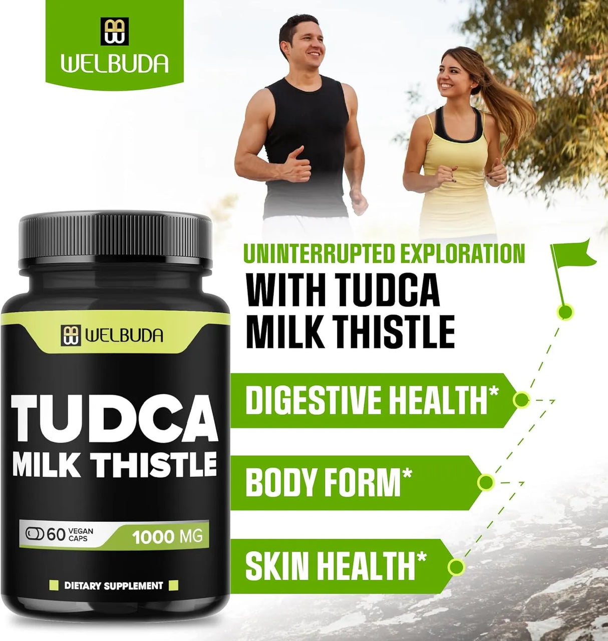 WELBUDA - WELBUDA Tudca with Milk Thistle Extract 60 Capsulas - The Red Vitamin MX - Suplementos Alimenticios - {{ shop.shopifyCountryName }}