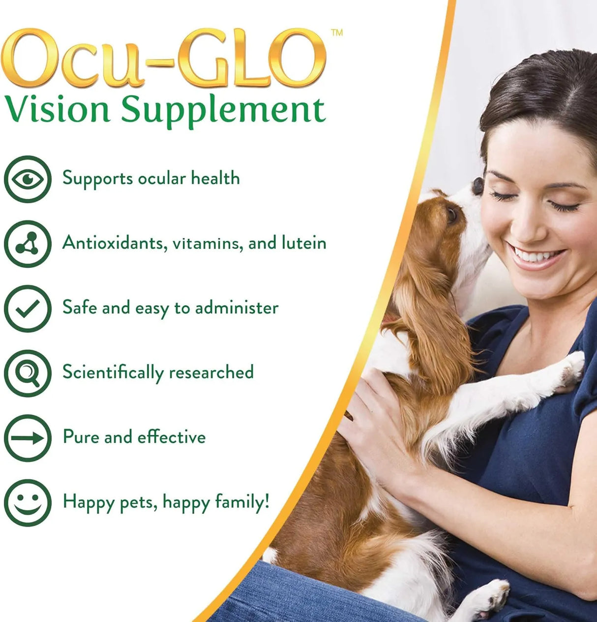 OCU-GLO - Ocu-GLO PB Vision Supplement for Small Dogs & Cats 30 Capsulas - The Red Vitamin MX - Cuidado De Los Ojos De Los Perros - {{ shop.shopifyCountryName }}