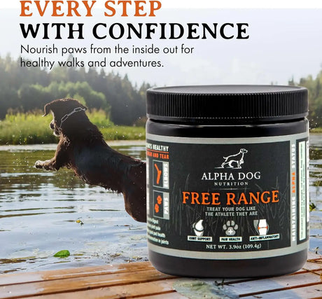 ALPHA DOG NUTRITION - Alpha Dog Nutrition Free Range Joint Health Enhancer Supplement Powder for Dogs 109Gr. - The Red Vitamin MX - Cuidado De Cadera Y Articulaciones Para Perros - {{ shop.shopifyCountryName }}