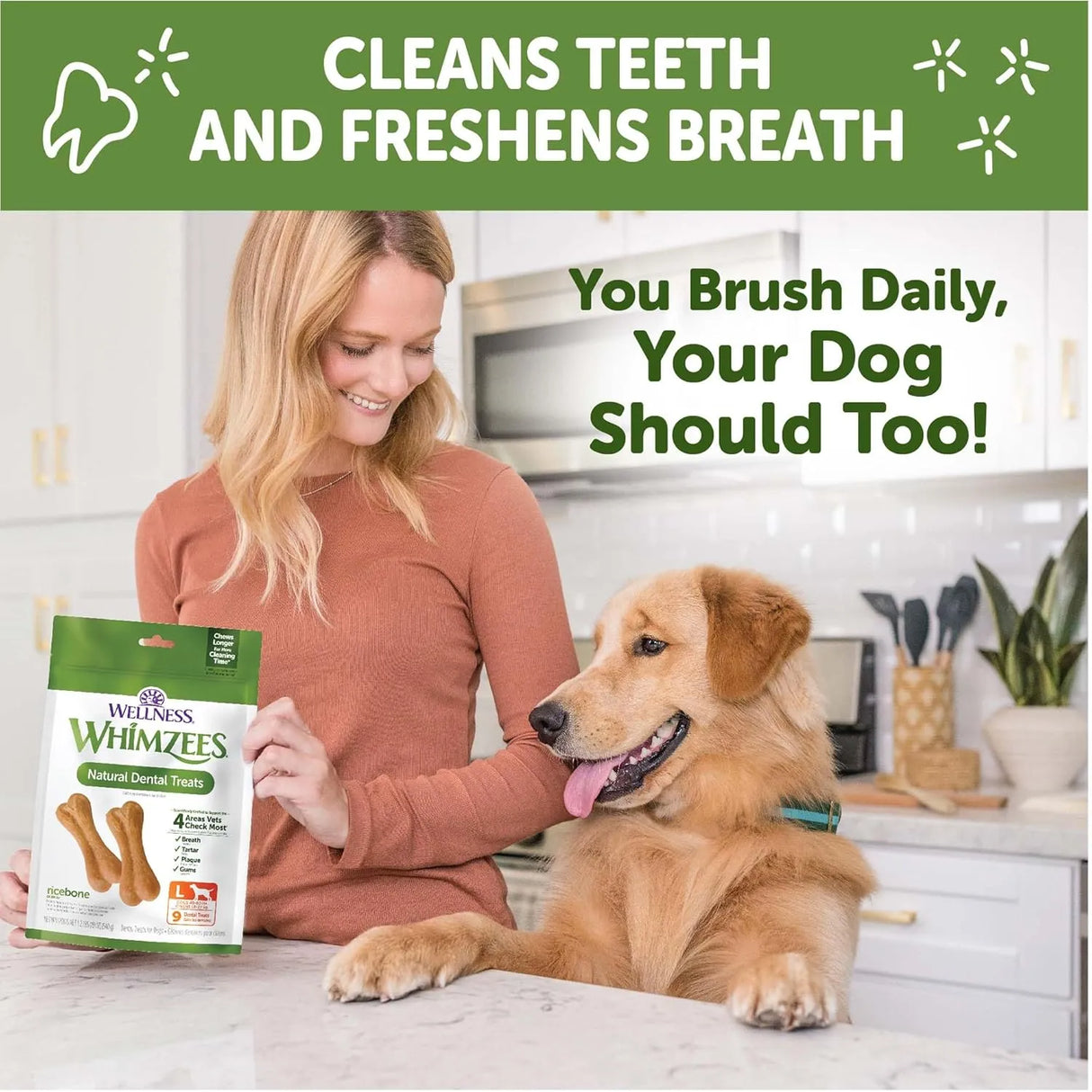 WELLNESS WHIMZEES - Wellness WHIMZEES Ricebone Dog Dental Treats Large Size 9 Piezas - The Red Vitamin MX - Cuidado Dental Para Perros - {{ shop.shopifyCountryName }}