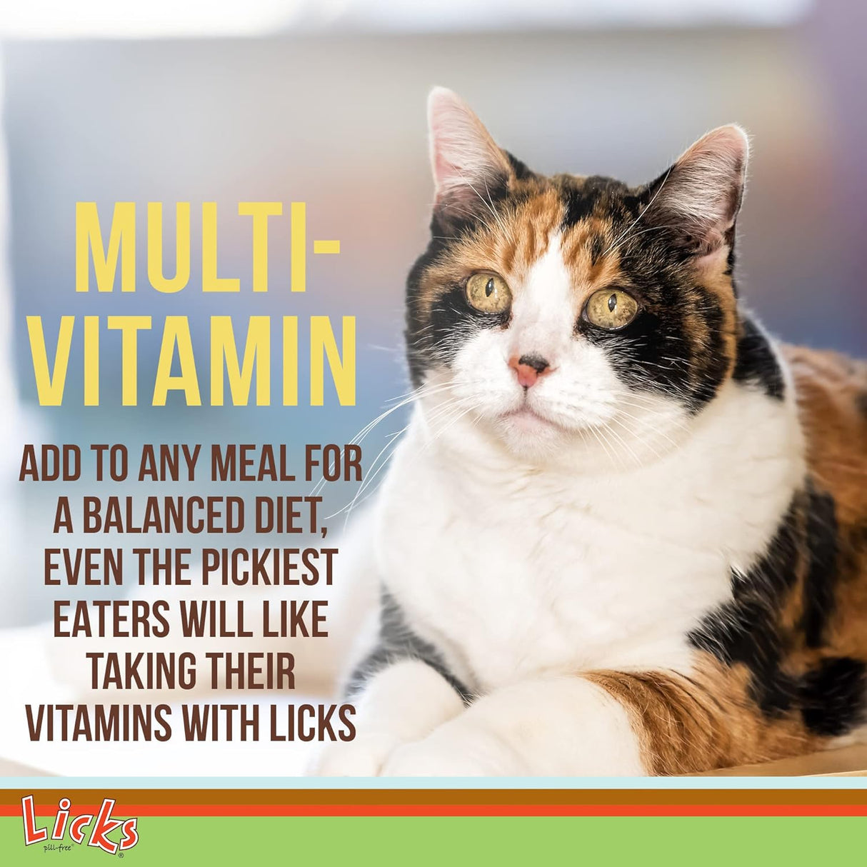 Licks Pill-Free Cat Multivitamin Gel Packets 30 Paquetes
