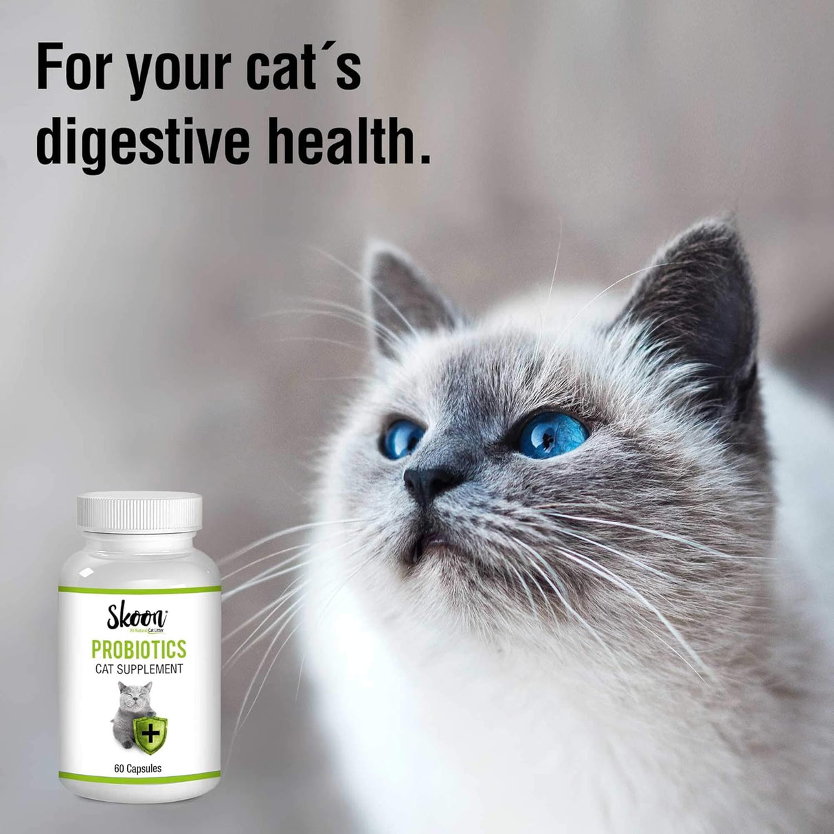 Skoon Probiotics Cat Supplement 60 Capsulas