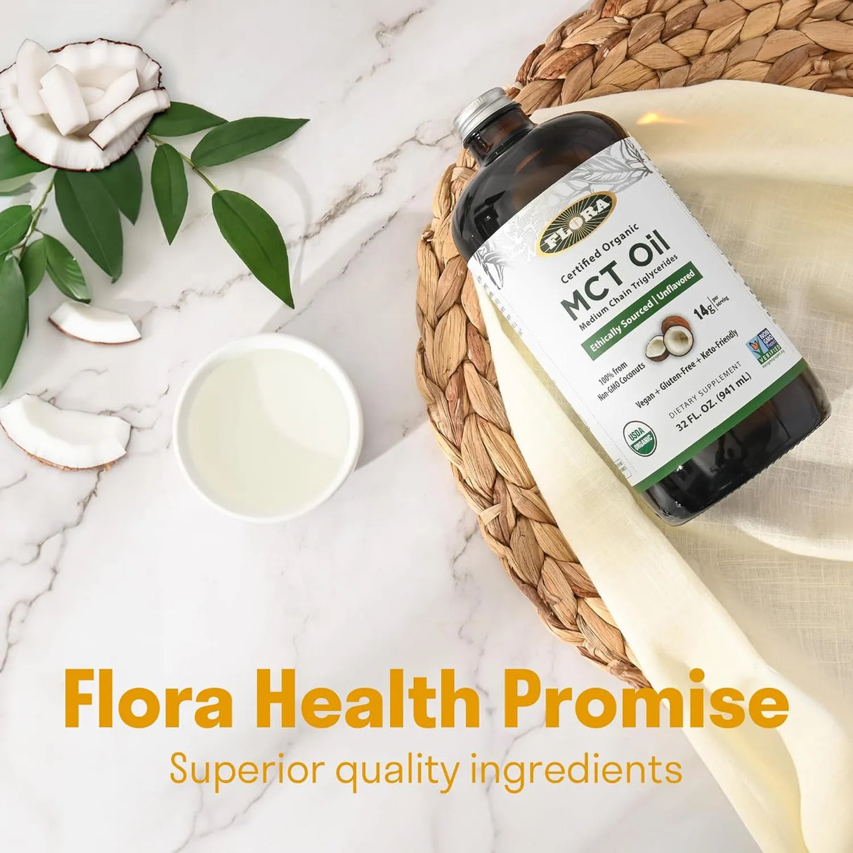 FLORA HEALTH - Flora Health MCT Oil 941Ml. - The Red Vitamin MX - Suplementos Alimenticios - {{ shop.shopifyCountryName }}